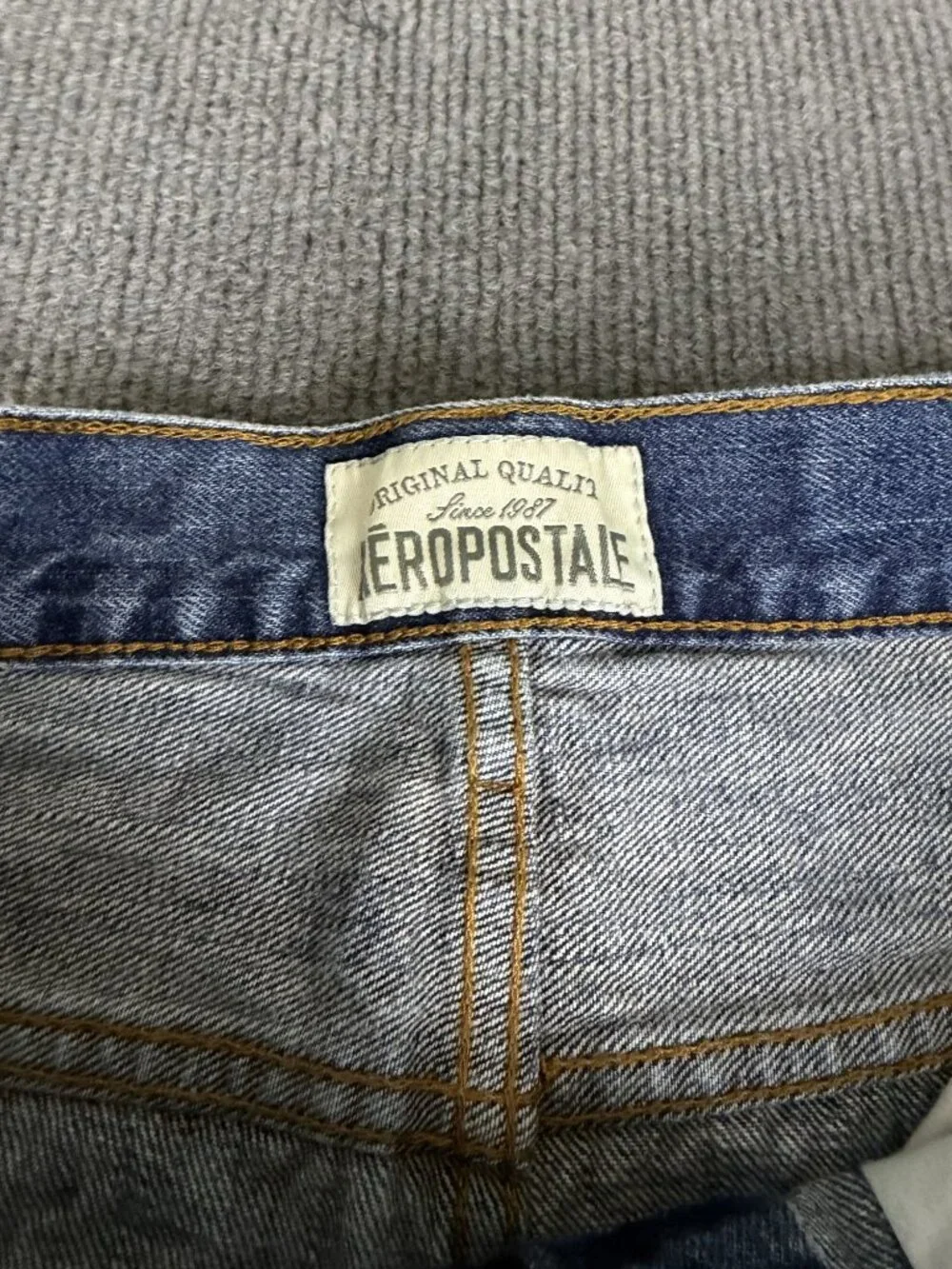 Aeropostale Mens Blue Benton Original Bootcut Jeans 33x34